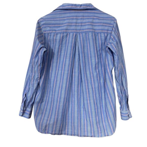 Grayson The Hero Stripe bottom down Shirt Blue Size Small - Picture 2 of 10